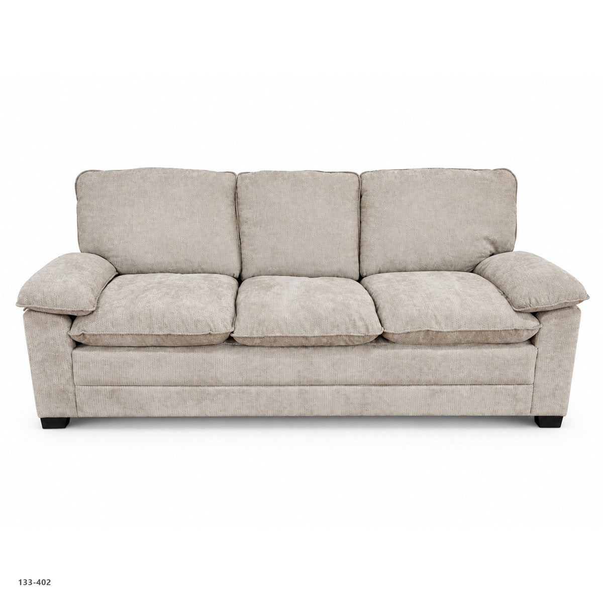 Juego de Sala 5 Puestos en Tela Beige - Ref. 133-402