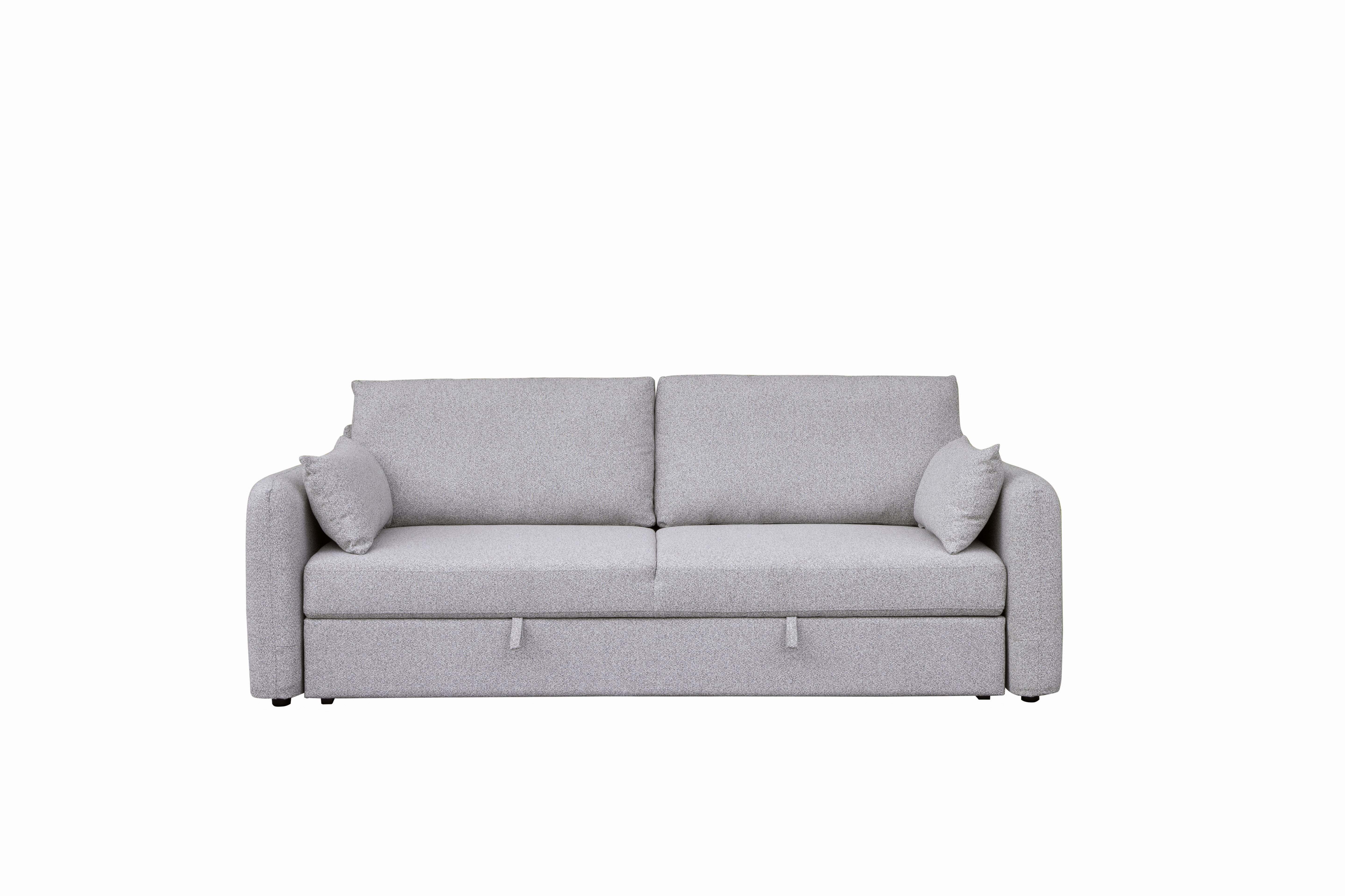 Sofá Cama Extraíble 210 cm Beige - vista 2 - Ref. 165-307