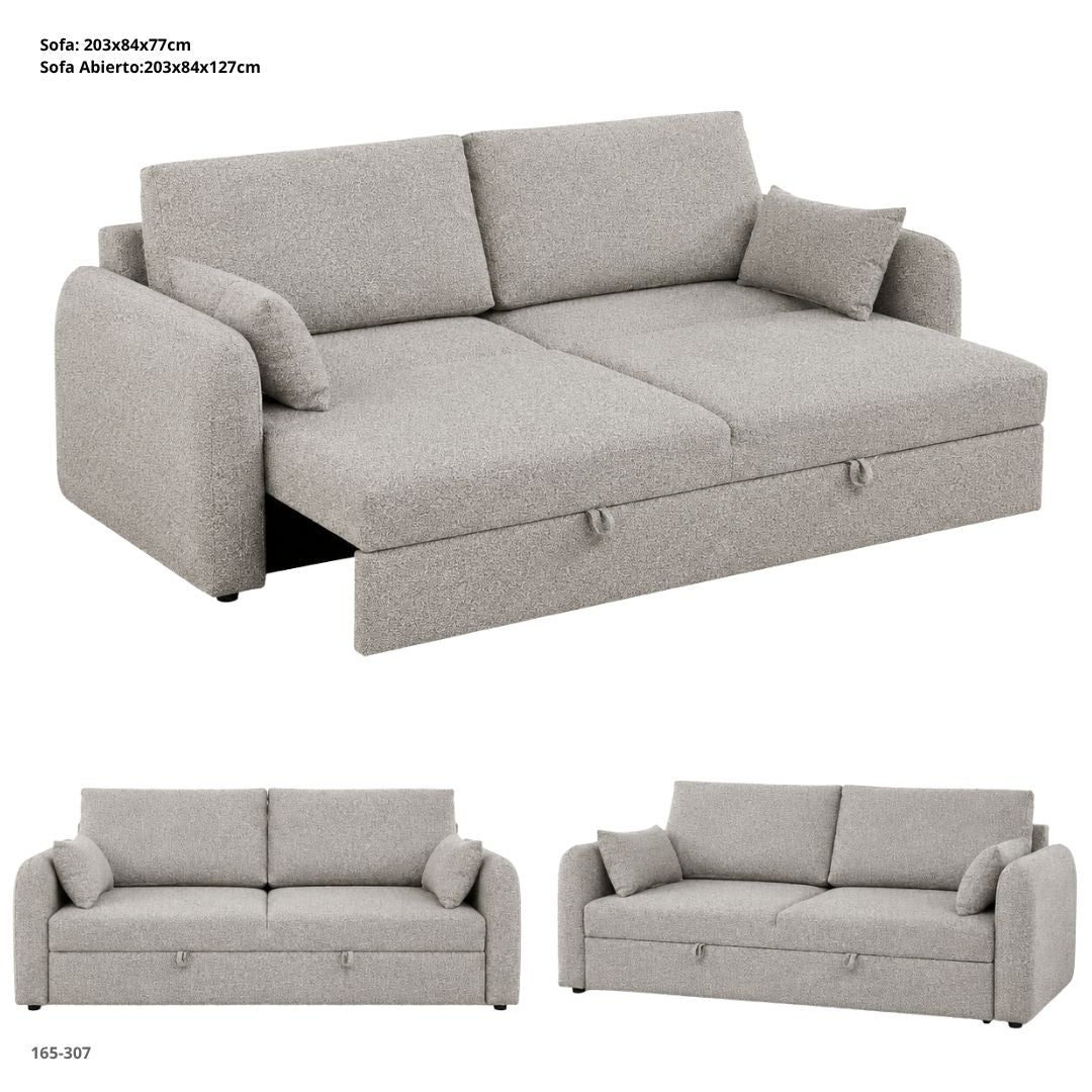 Pull-Out Sofa Bed 210 cm
