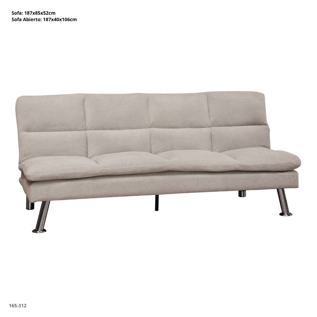 Sofá Cama 3 Puestos 187 cm