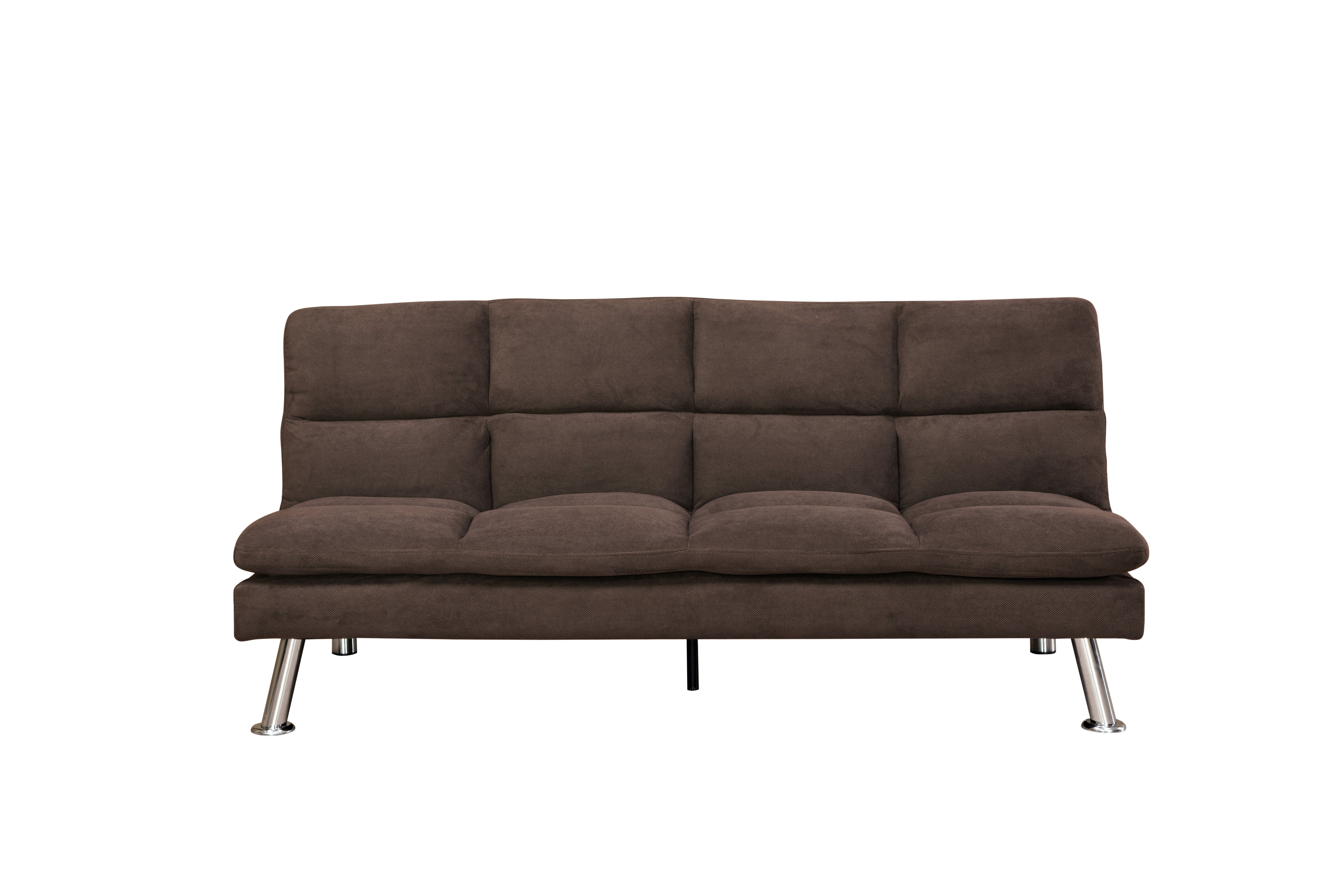 Sofá Cama 3 Puestos 187 cm Marrón - Ref. 165-313