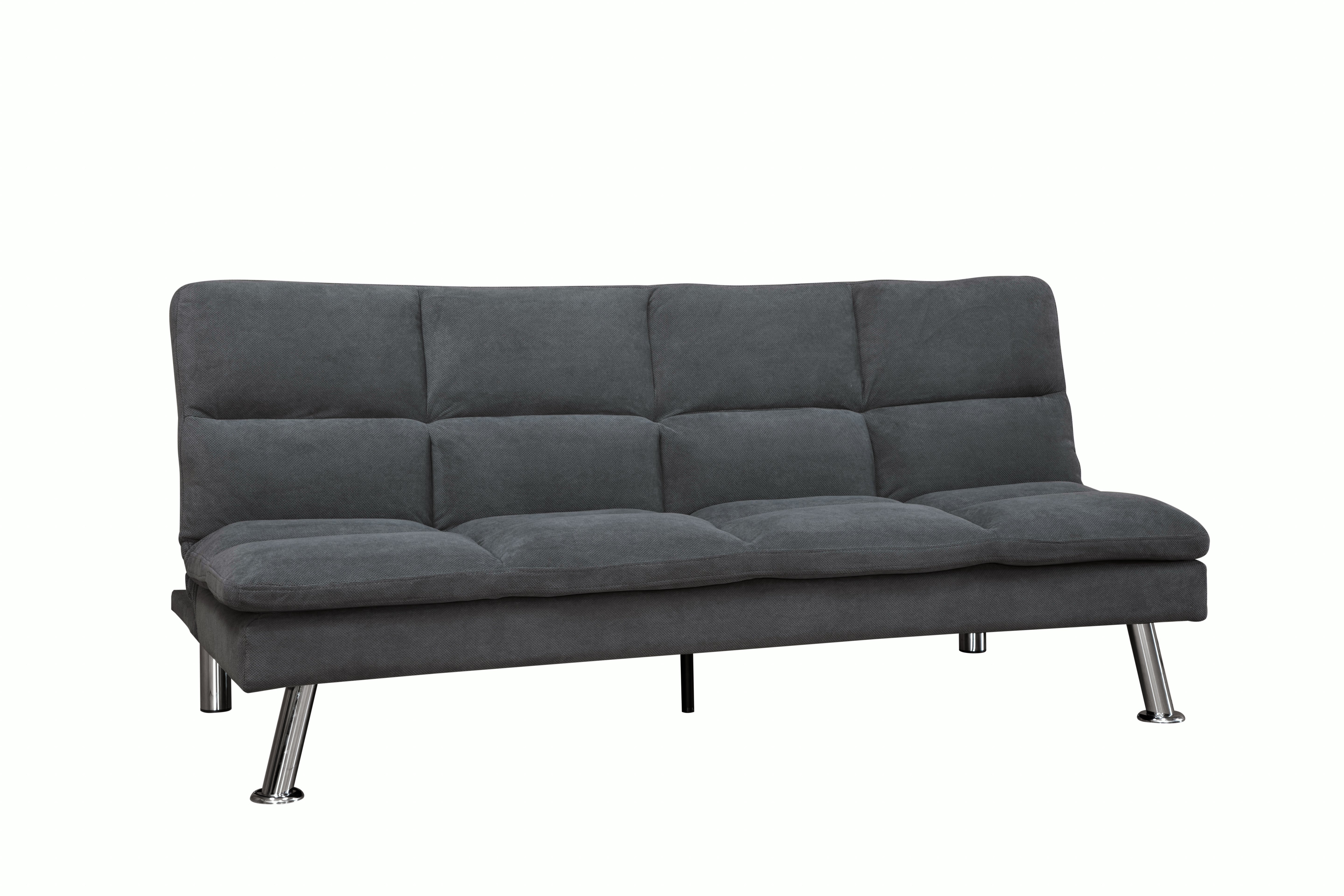 Sofá Cama 3 Puestos 187 cm Gris Oscuro - vista 2 - Ref. 165-314