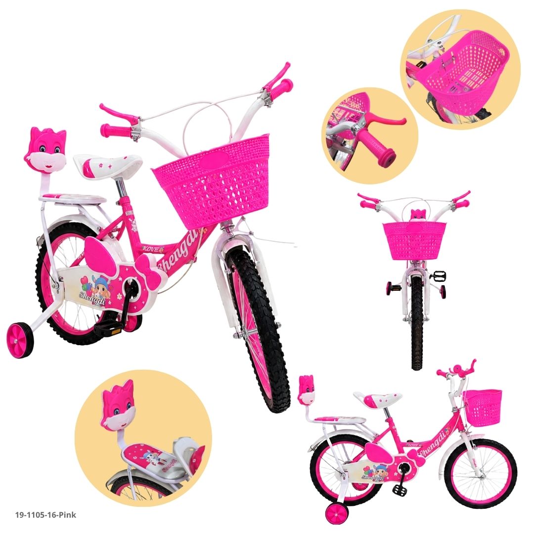 Bicicleta Infantil Rosado 16" - Ref. 19-1105-16-Pink