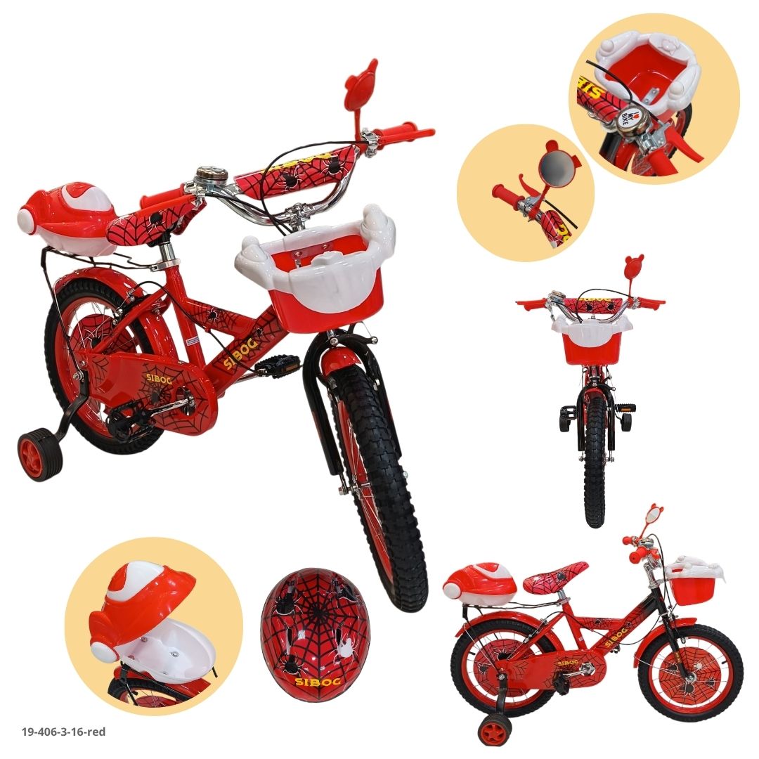 Bicicleta Infantil Rojo 16" - Ref. 19-406-3-16-red