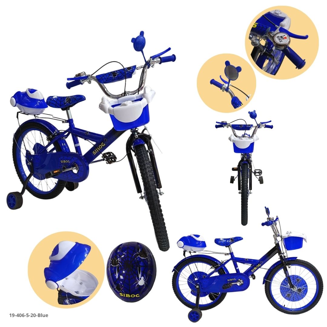 Bicicleta Infantil Azul 20" - Ref. 19-406-5-20-Blue