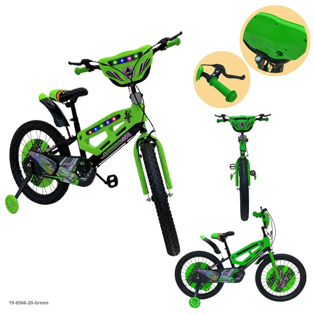 Bicicleta Infantil Verde 20" - Ref. 19-6566-20-Green