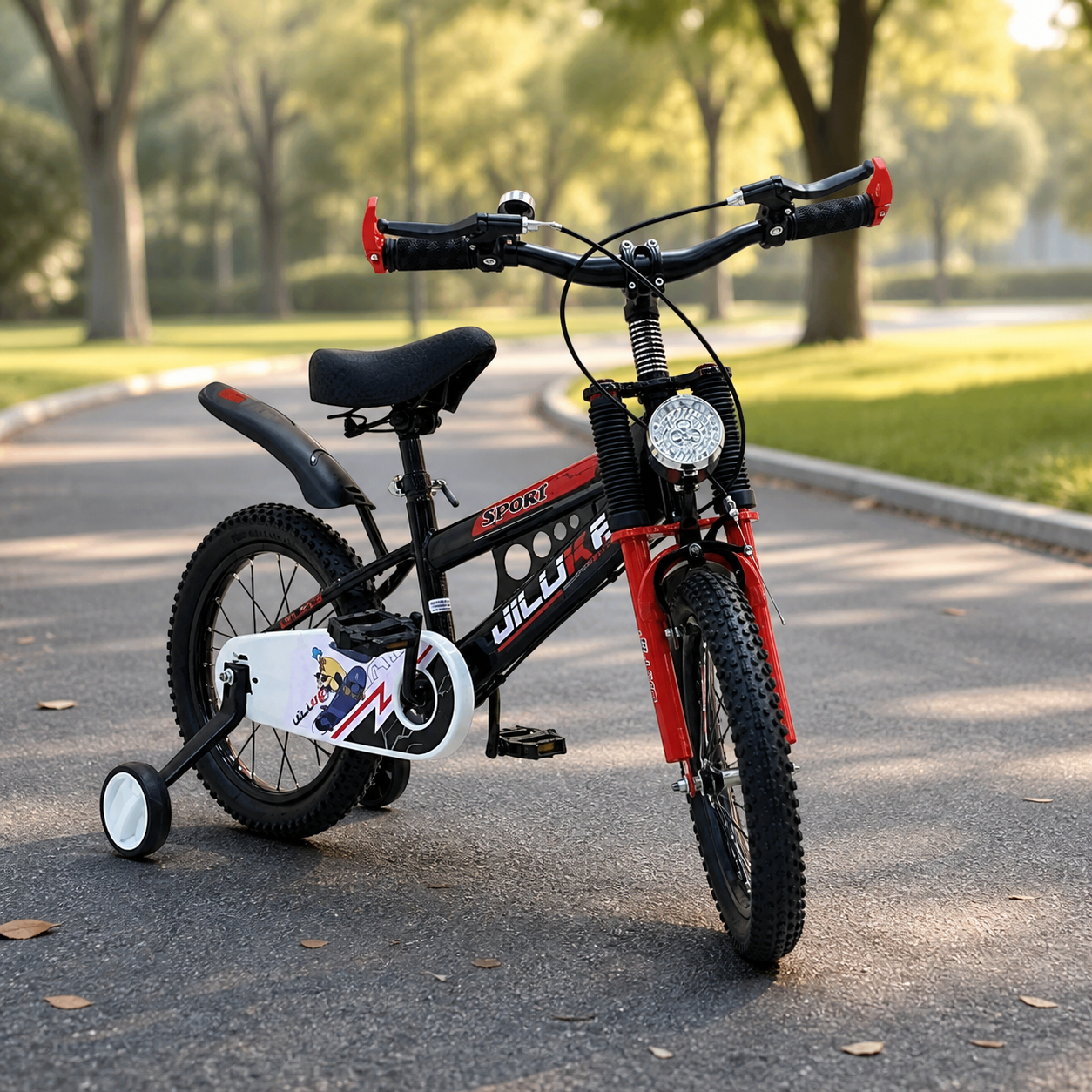 Bicicleta Infantil Ref. 19-6697 en ambiente de parque