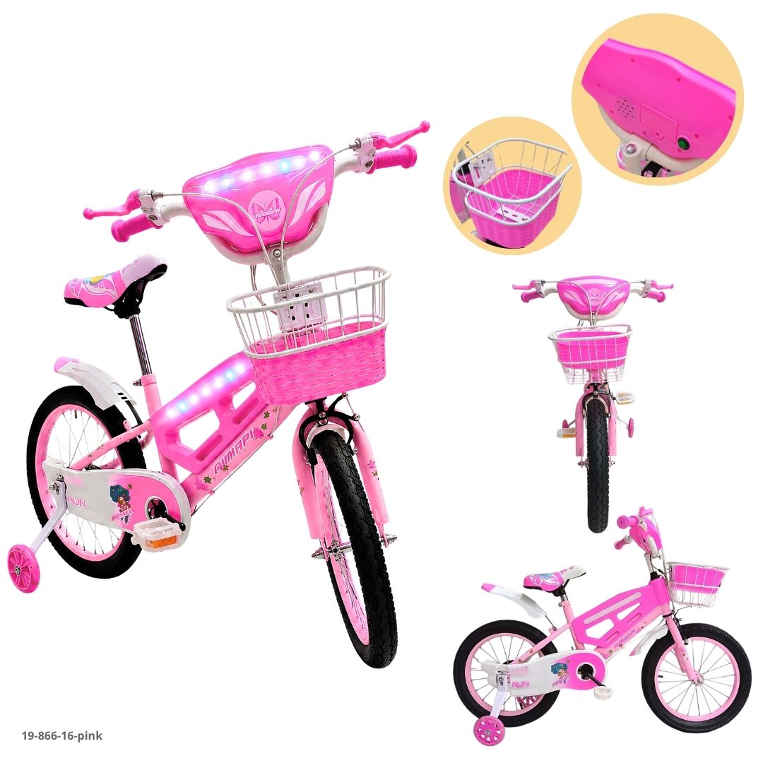 Bicicleta Infantil Rosado 16" - Ref. 19-866-16-pink