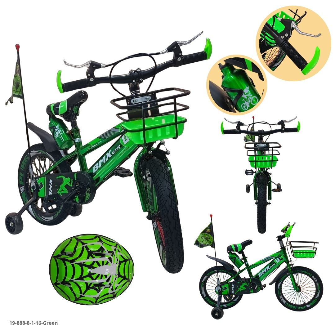 Bicicleta Infantil Verde 16" - Ref. 19-888-8-1-16-Green