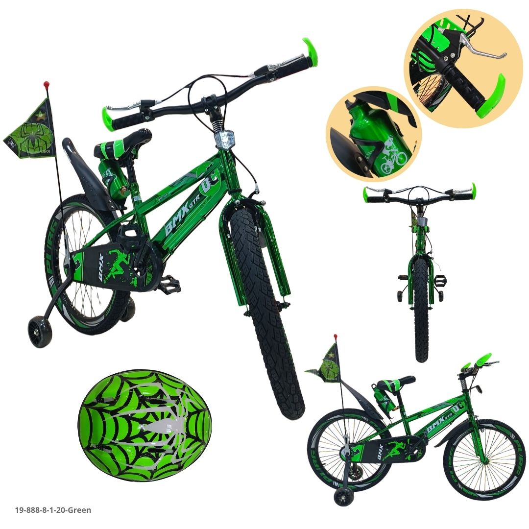 Bicicleta Infantil Verde 20" - Ref. 19-888-8-1-20-Green