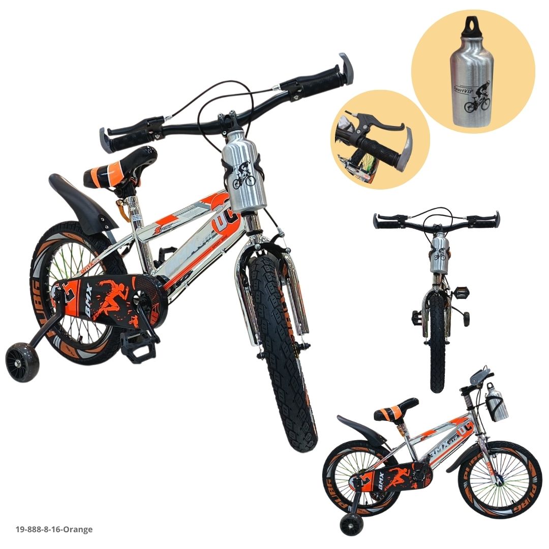 Bicicleta Infantil Naranja 16" - Ref. 19-888-8-16-Orange