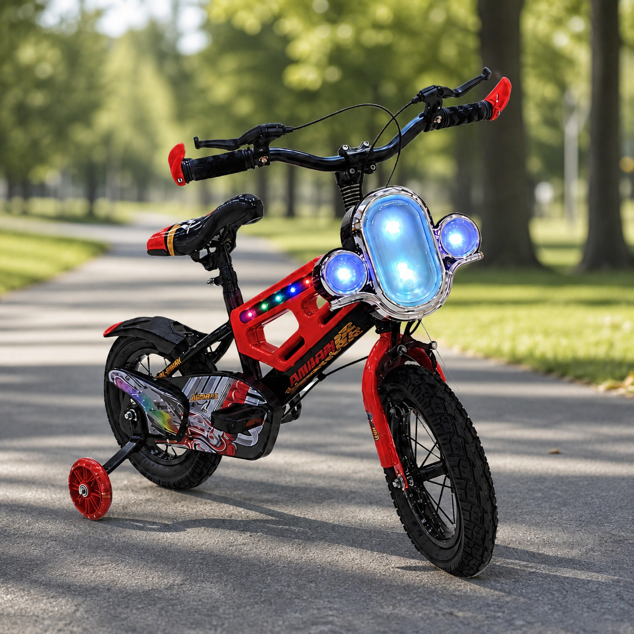 Bicicleta Infantil Ref. 19-988 en ambiente de parque