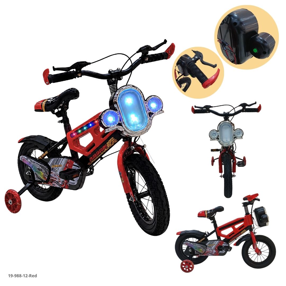Bicicleta Infantil Rojo 12" - Ref. 19-988-12-Red