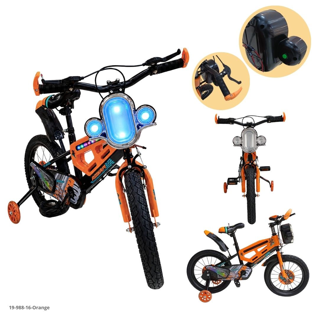 Bicicleta Infantil Naranja 16" - Ref. 19-988-16-Orange