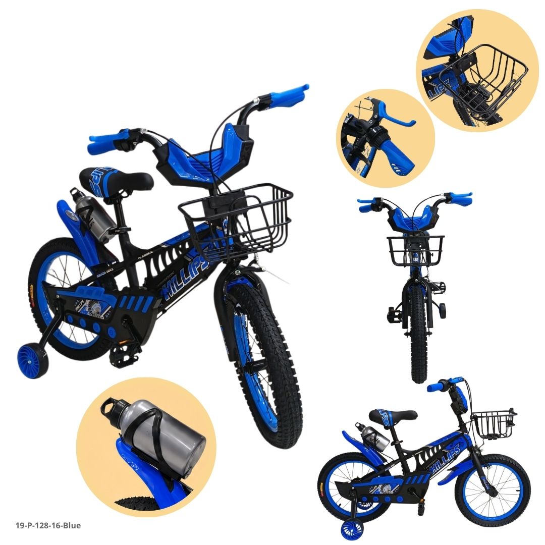 Bicicleta Infantil Azul 16" - Ref. 19-P-128-16-Blue