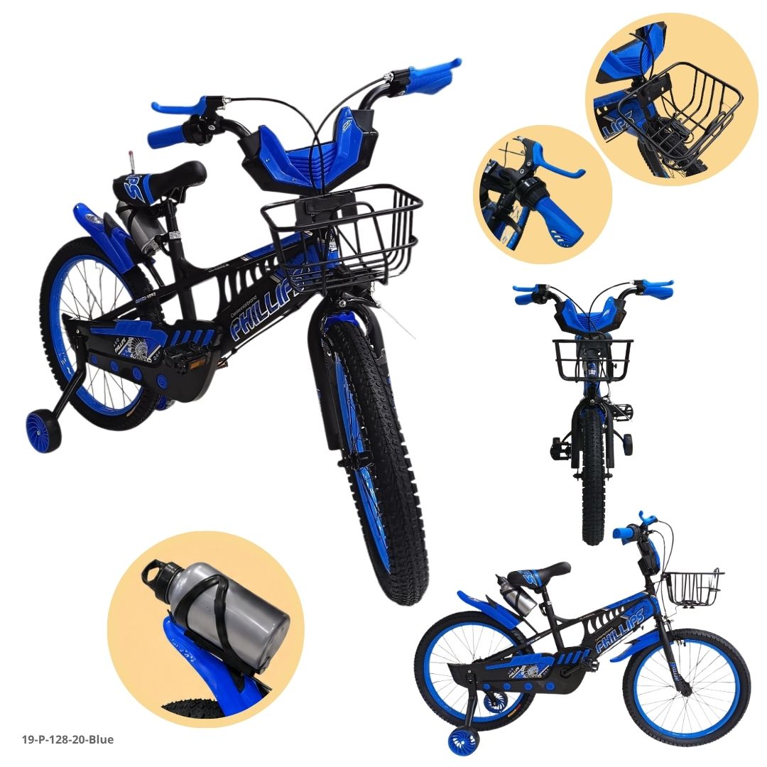 Bicicleta Infantil Azul 20" - Ref. 19-P-128-20-Blue