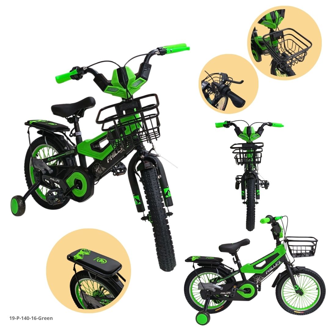 Bicicleta Infantil Verde 16" - Ref. 19-P-140-16-Green