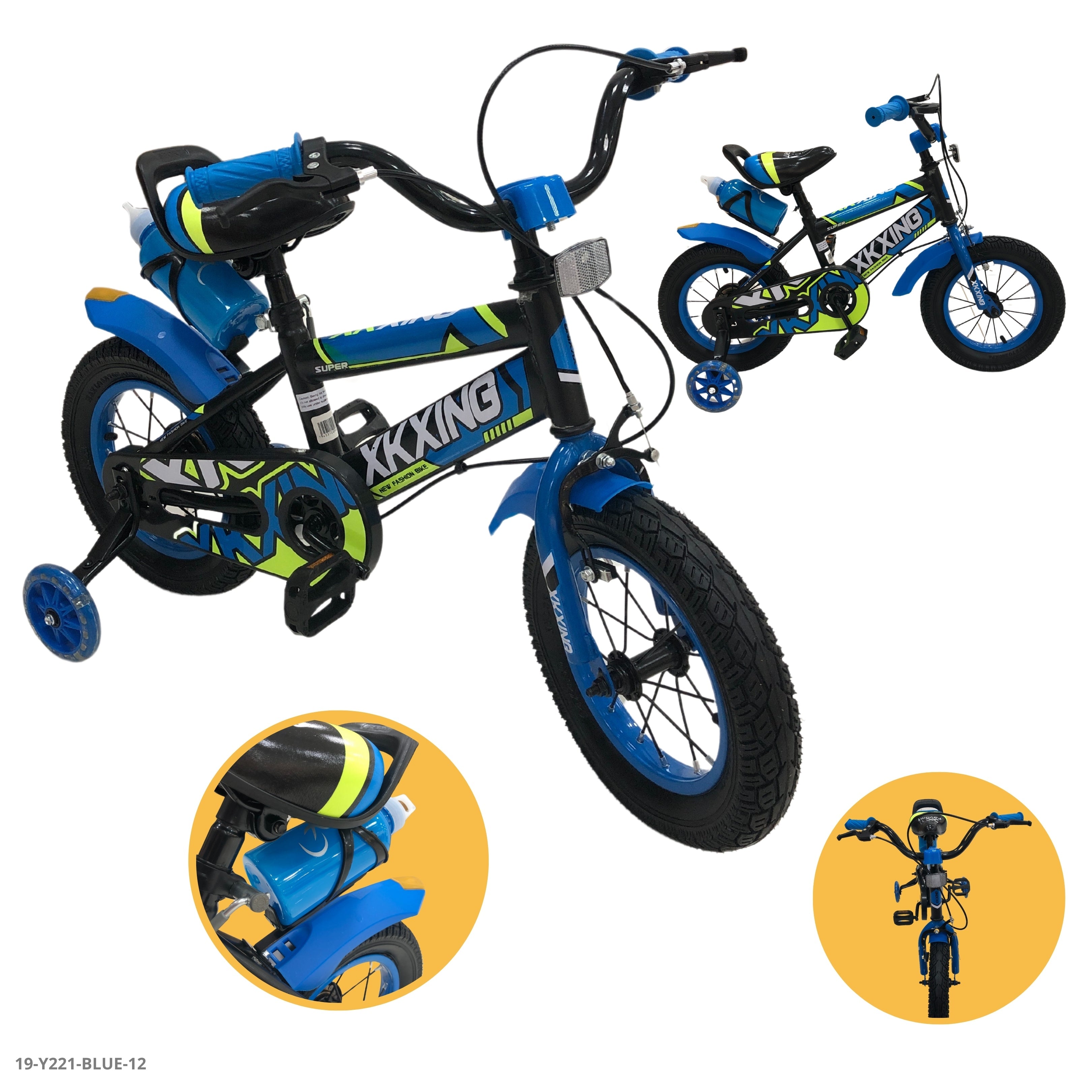 BICICLETA AZUL 12" C/TERMO