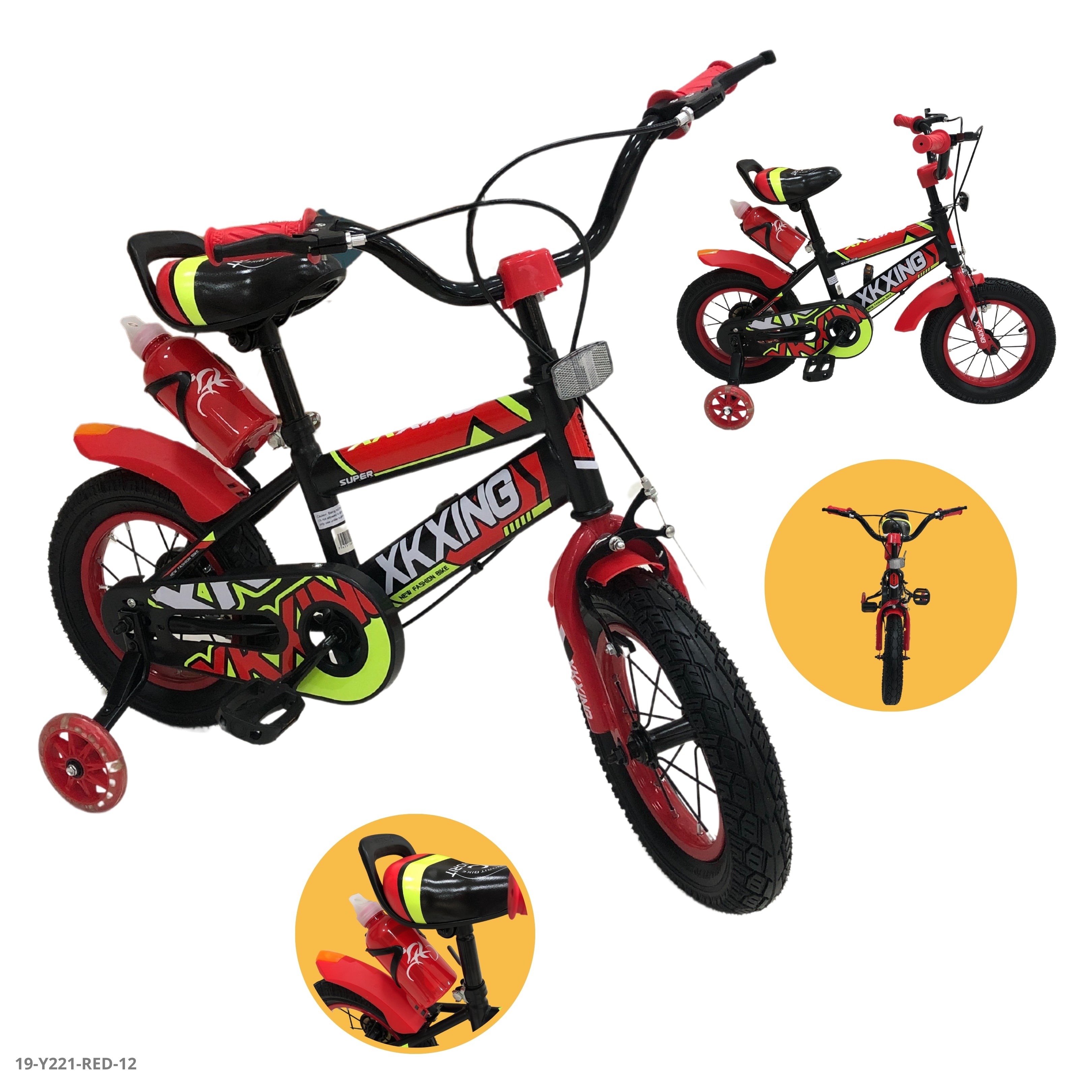 BICICLETA ROJA 12" C/TERMO