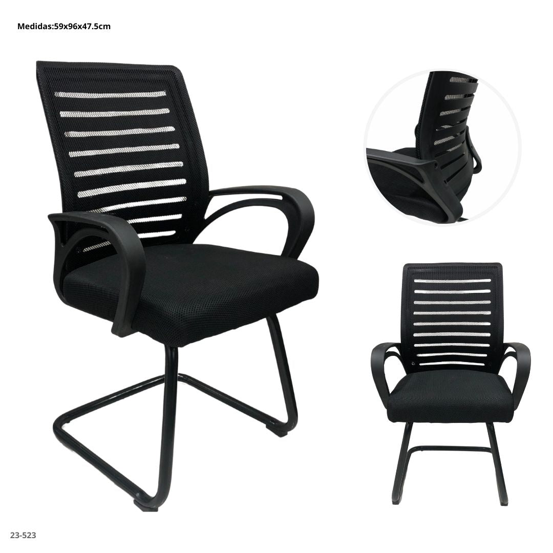 BLACK OFFICE CHAIR 62*50*170H-CM / 30-224-31