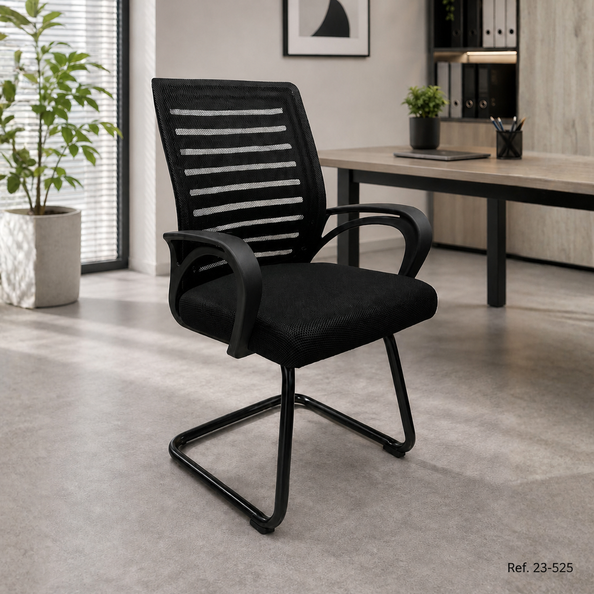 Silla de oficina 23-525 en ambiente contemporáneo. Ref. 23-525