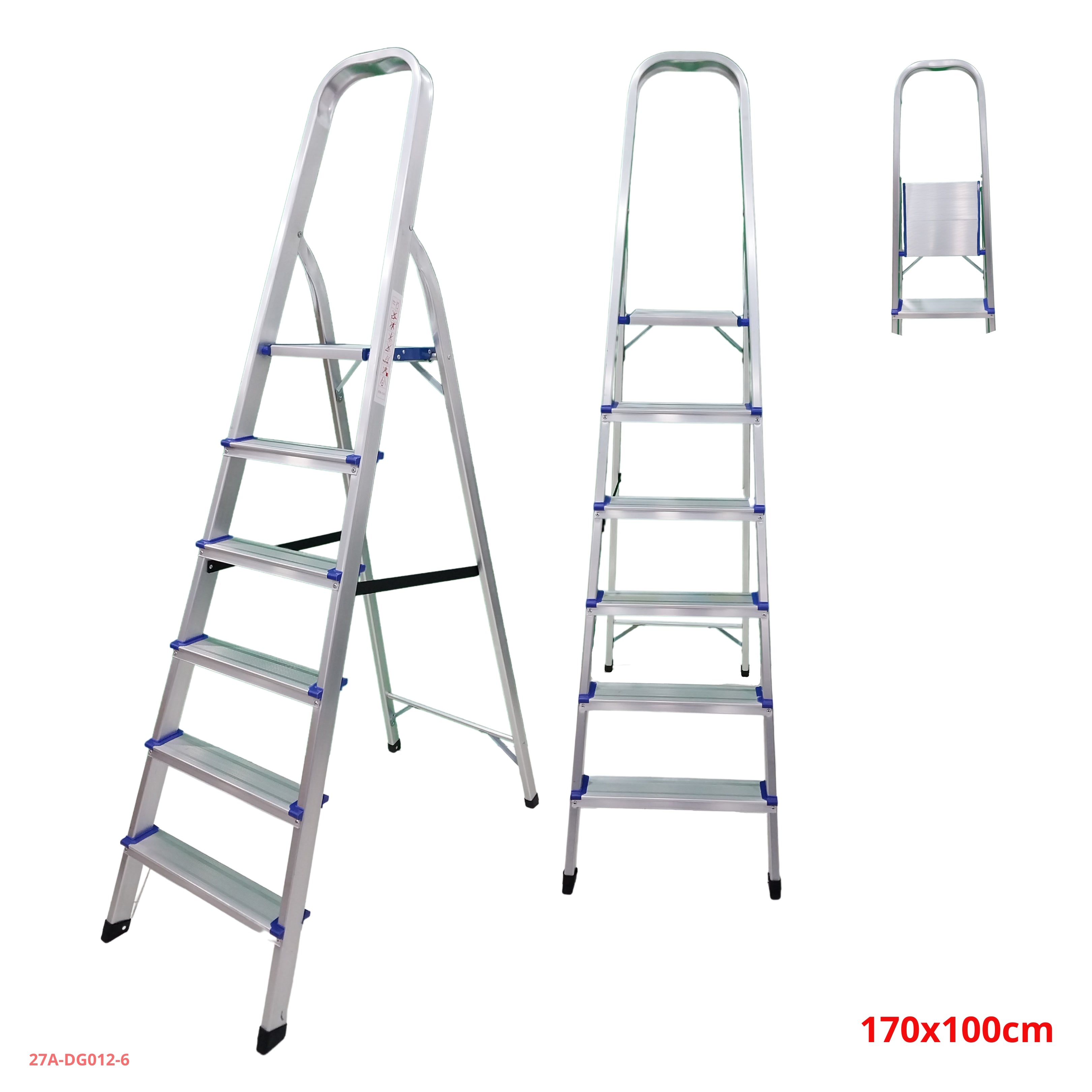 Escalera de aluminio 6 peldaños 27A-DG012-6