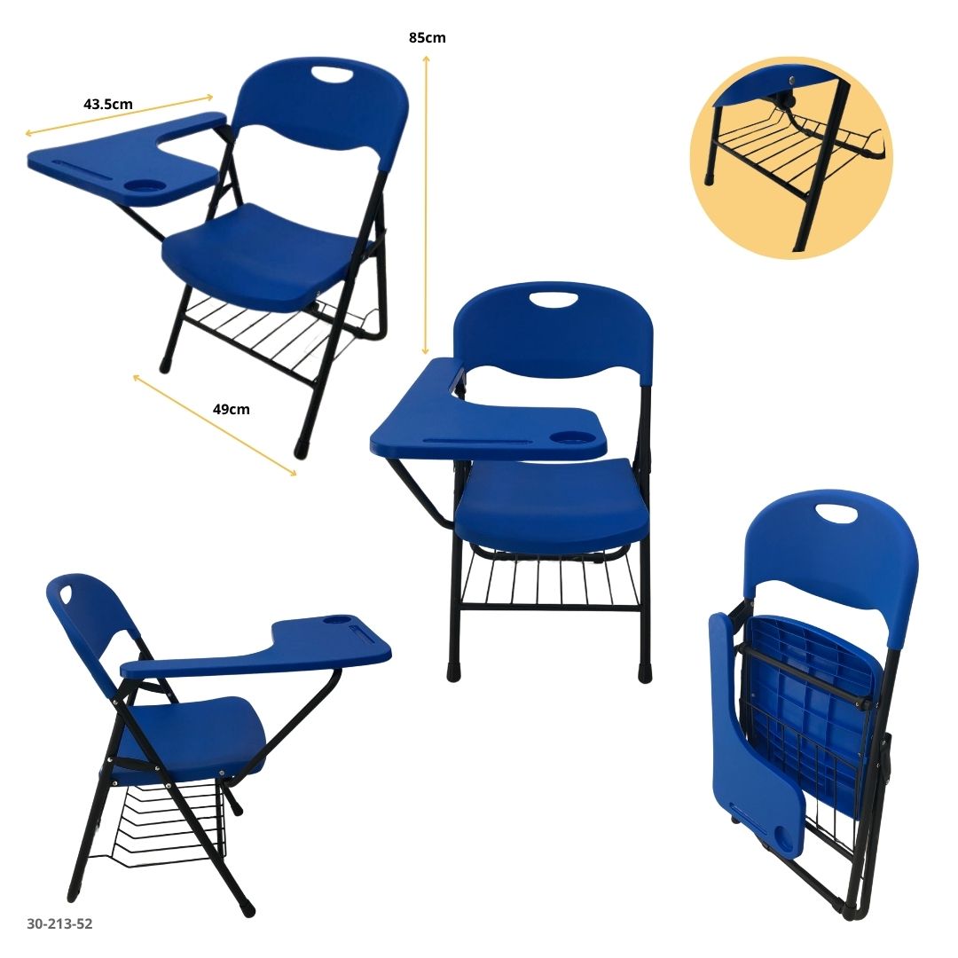 Pupitre plegable azul 30-213-52