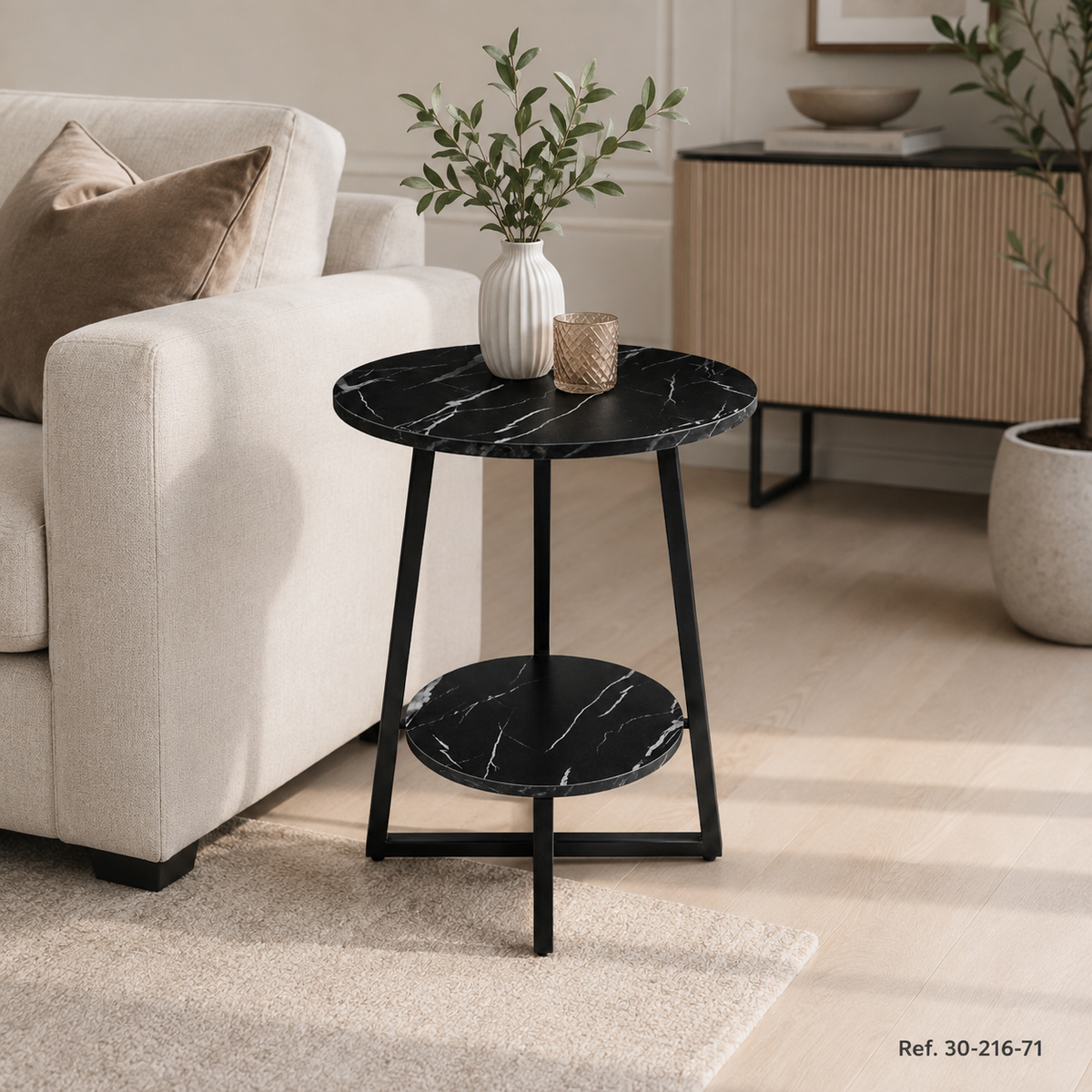 Mesa 30-216-71 en ambiente contemporáneo. Ref. 30-216-71