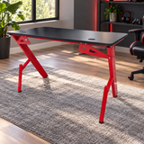 Mesa Gaming 120*60*74CM Negro en ambiente