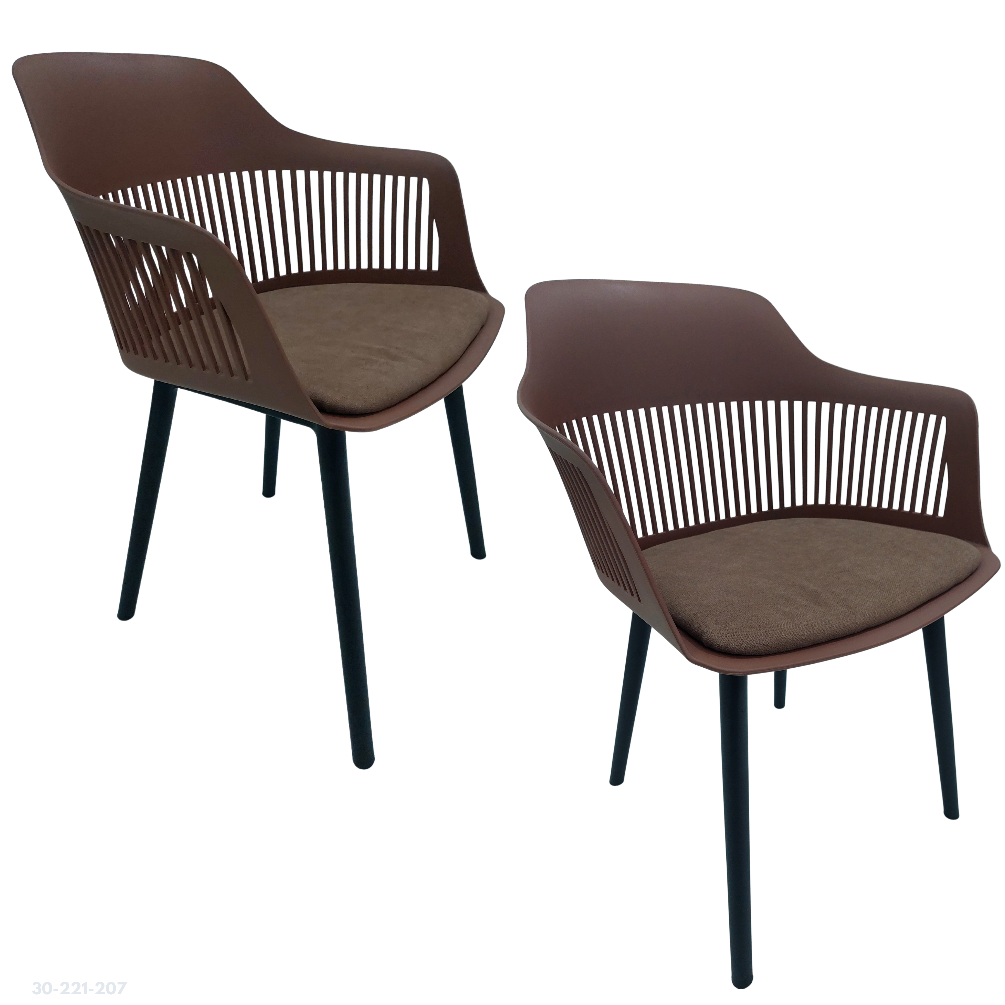 SILLA MODERNA CHOCOLATE