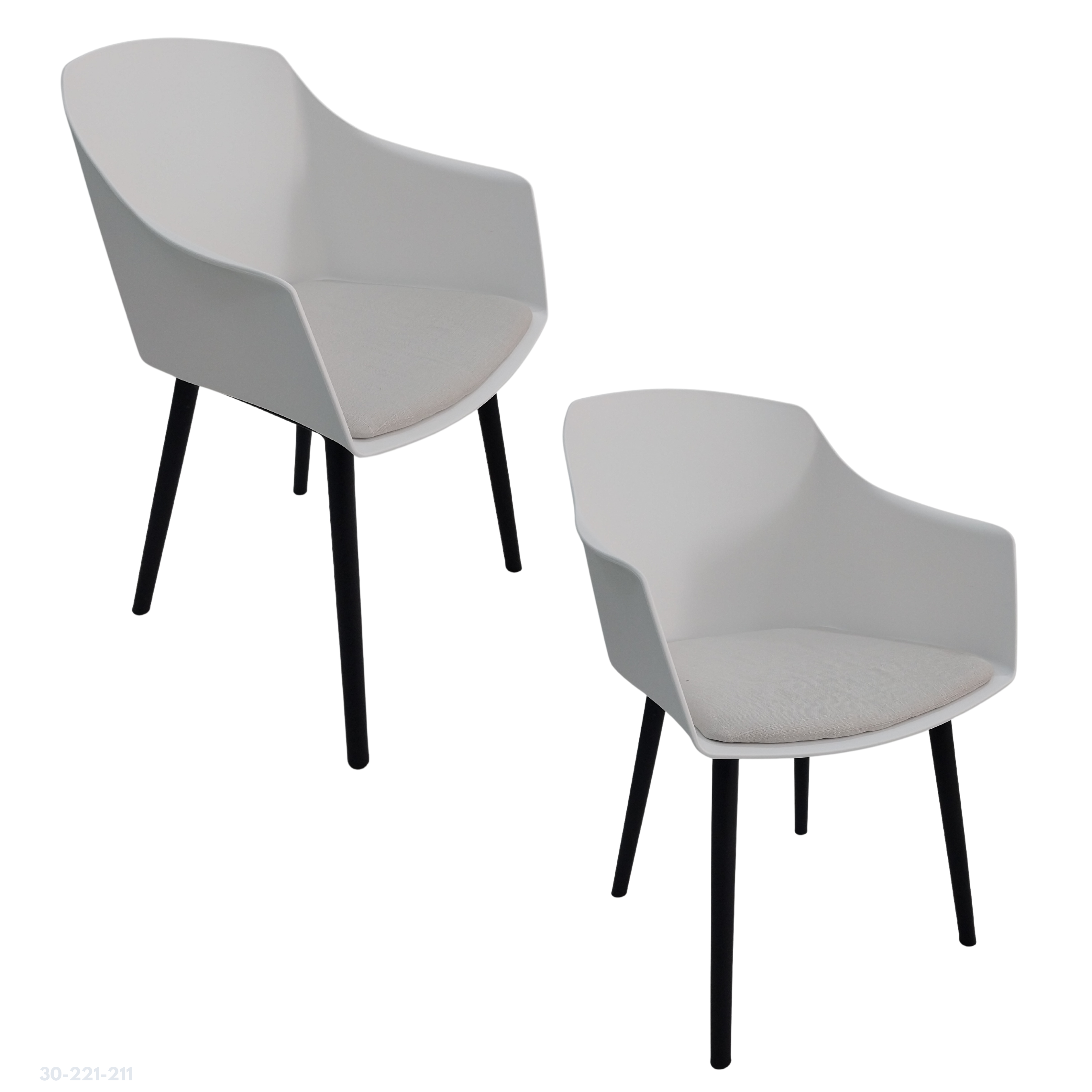 SILLA MODERNA BLANCA