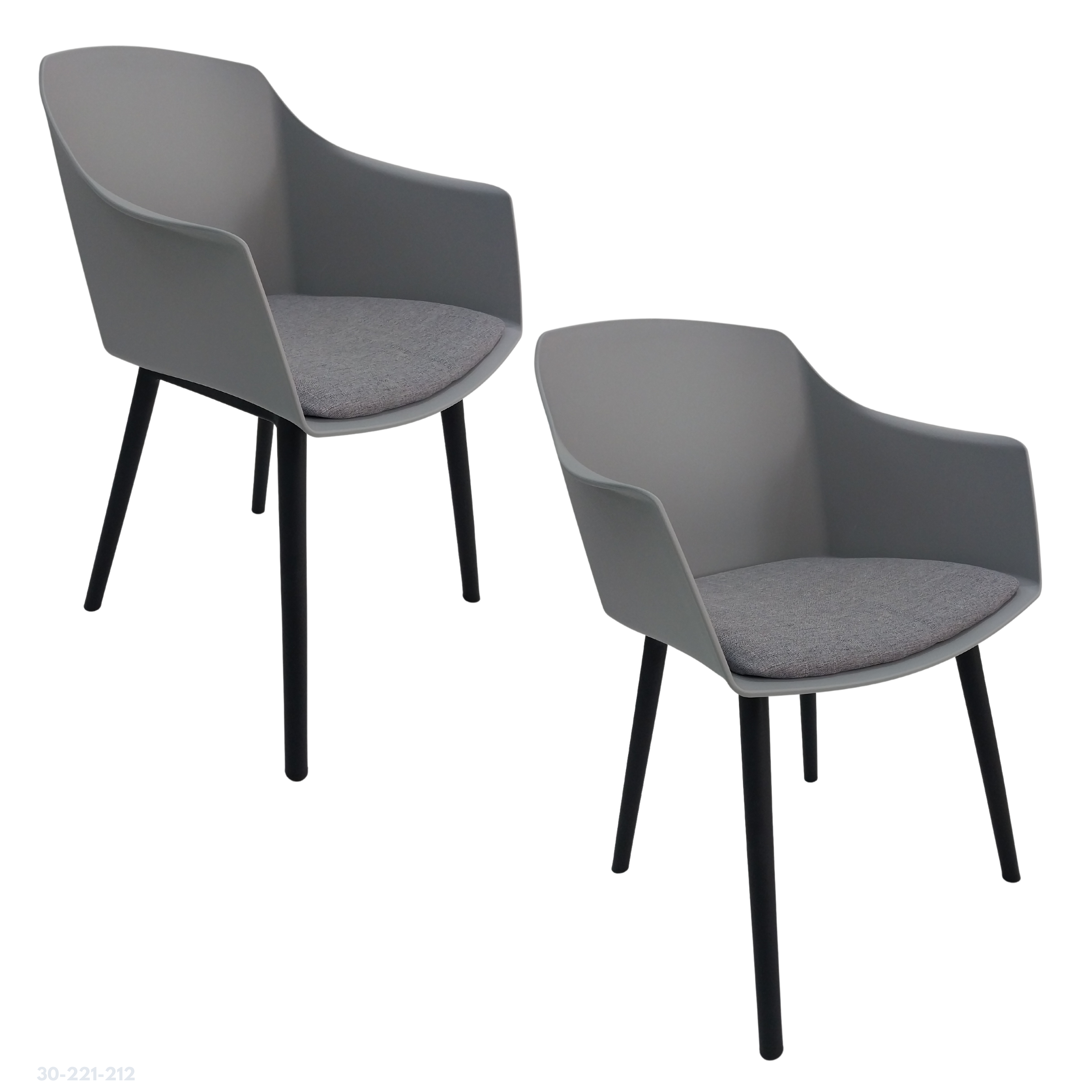 SILLA MODERNA GRIS