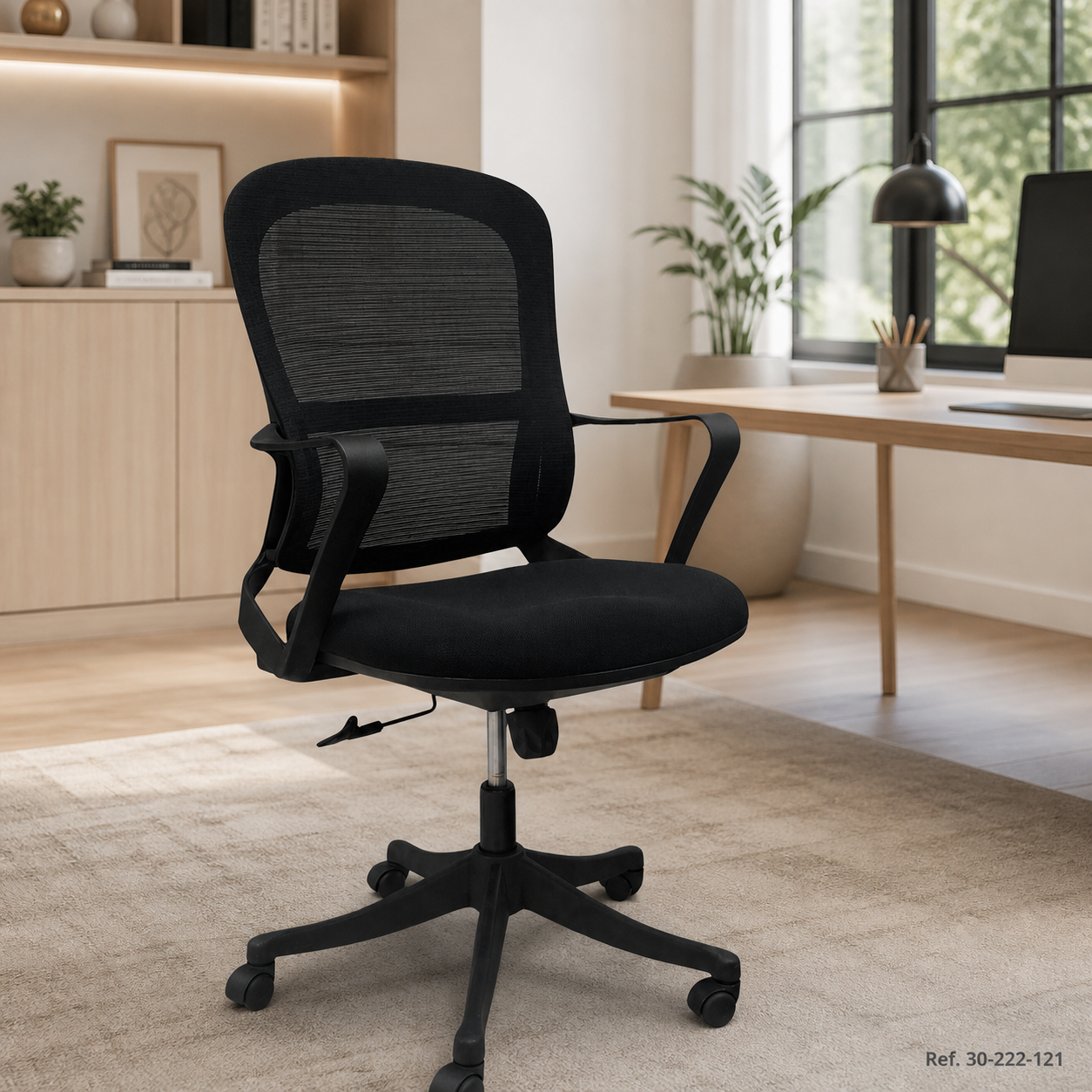 Silla de oficina 30-222-121 en ambiente contemporáneo. Ref. 30-222-121