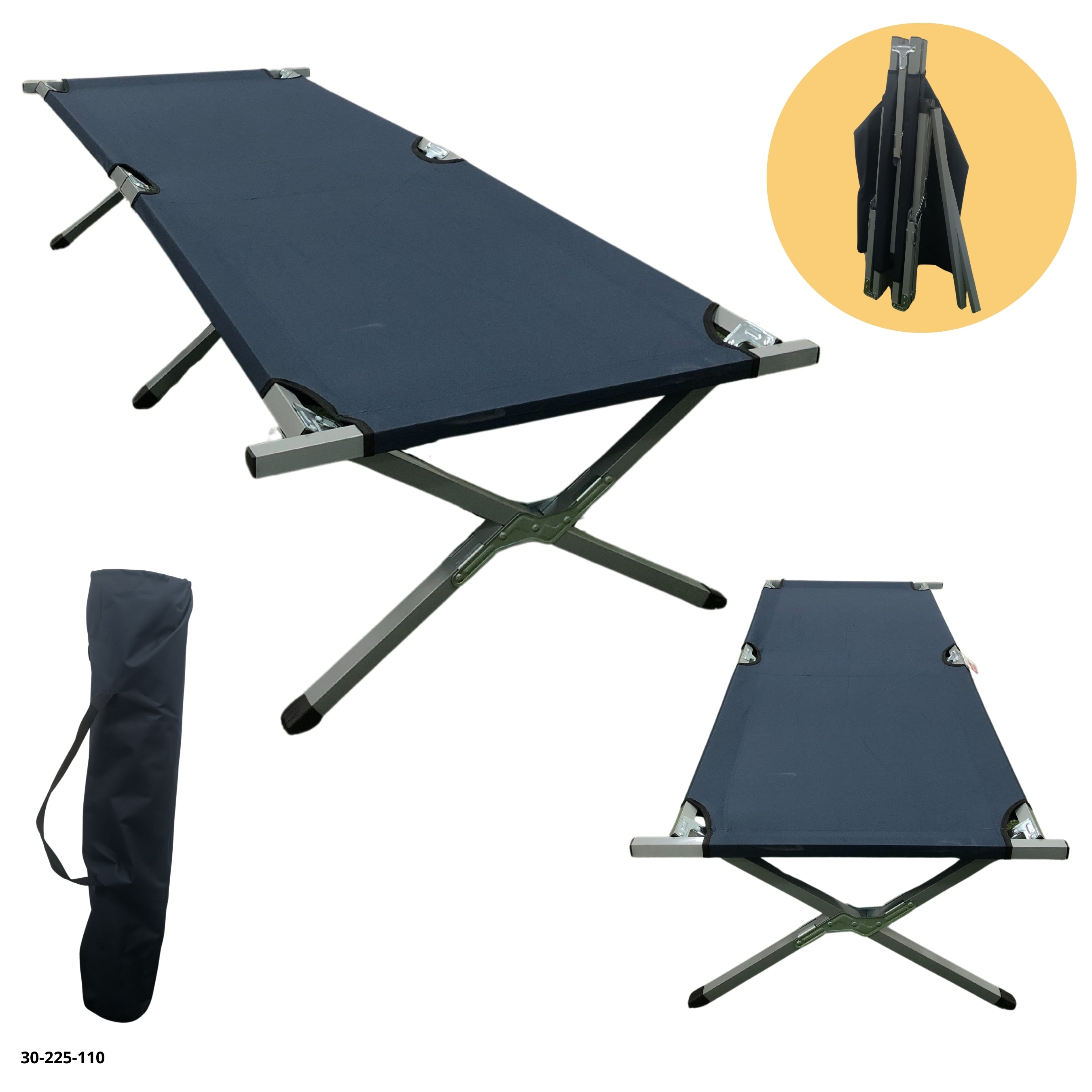 Silla cama azul marino