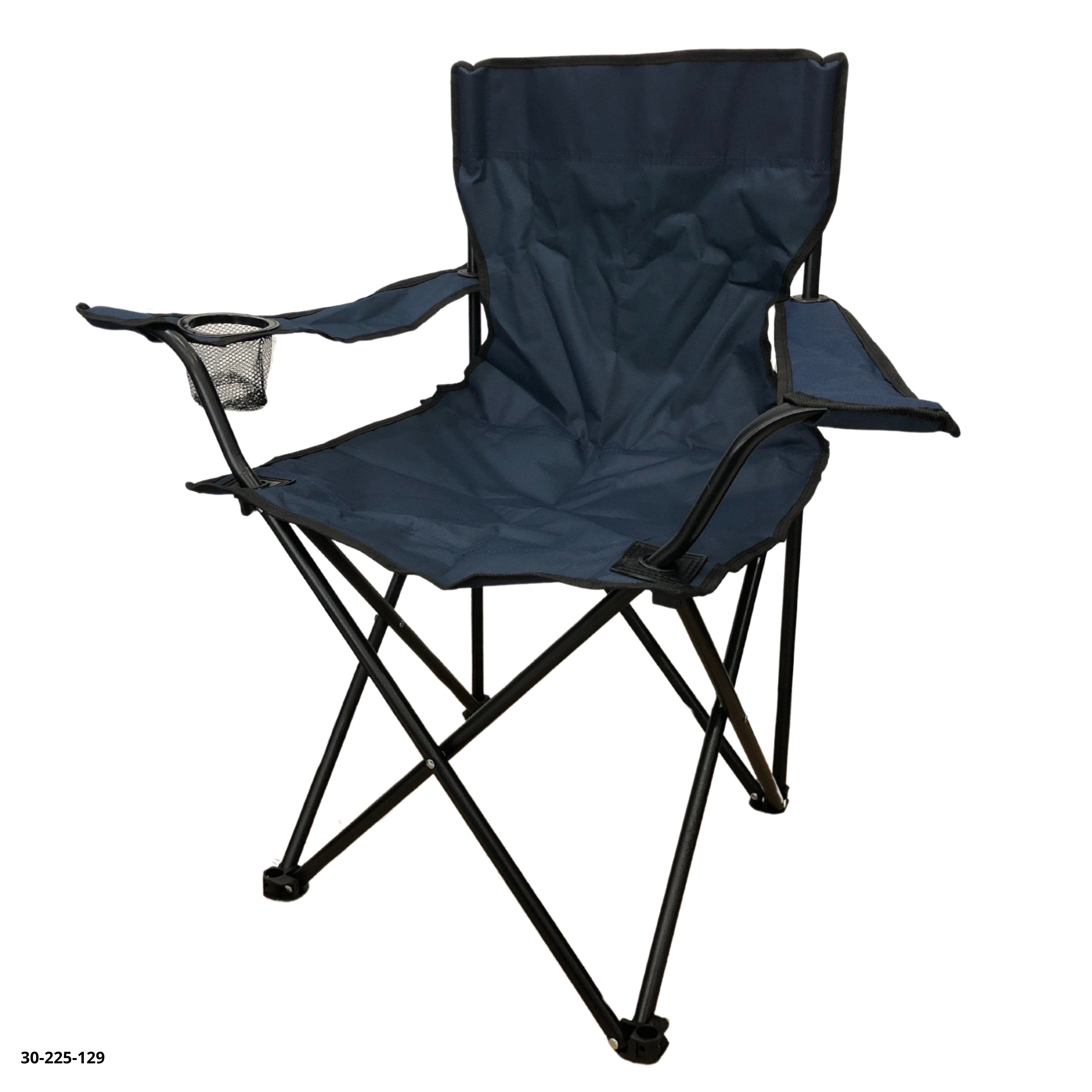 Silla de camping azul marino
