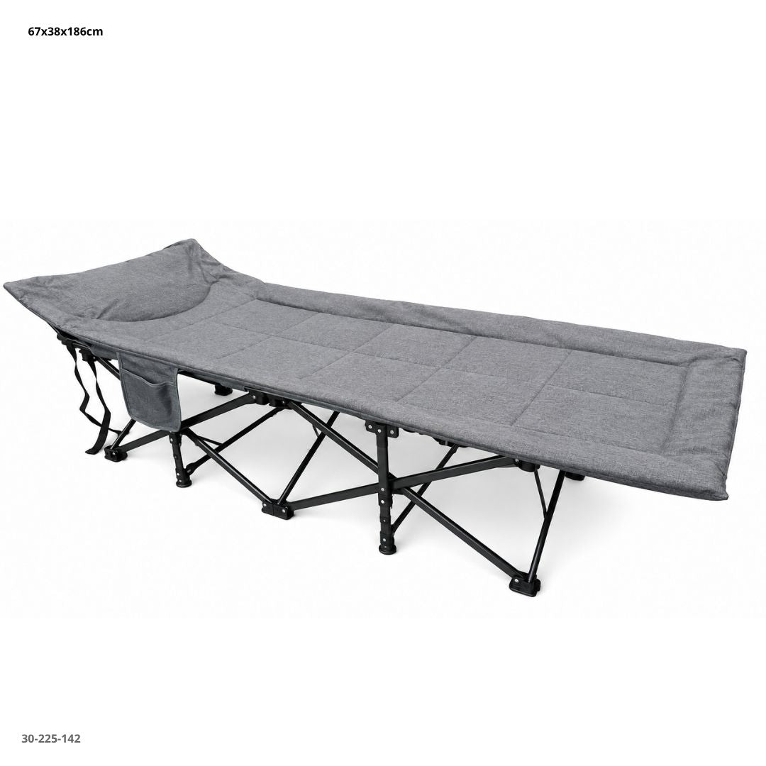 CAMA PLEGABLE GRIS