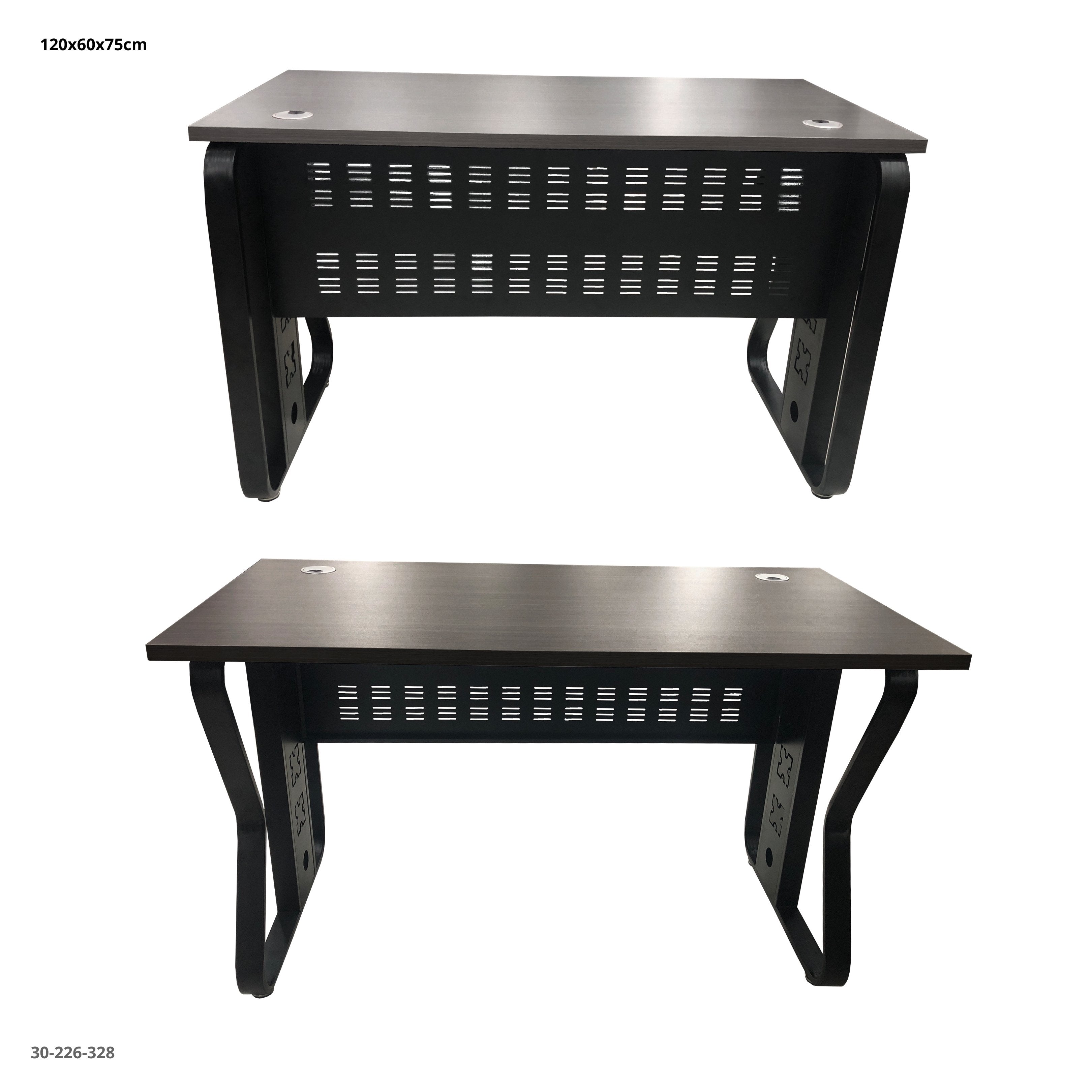 ESCRITORIO C/PASA CABLE  120*60*75