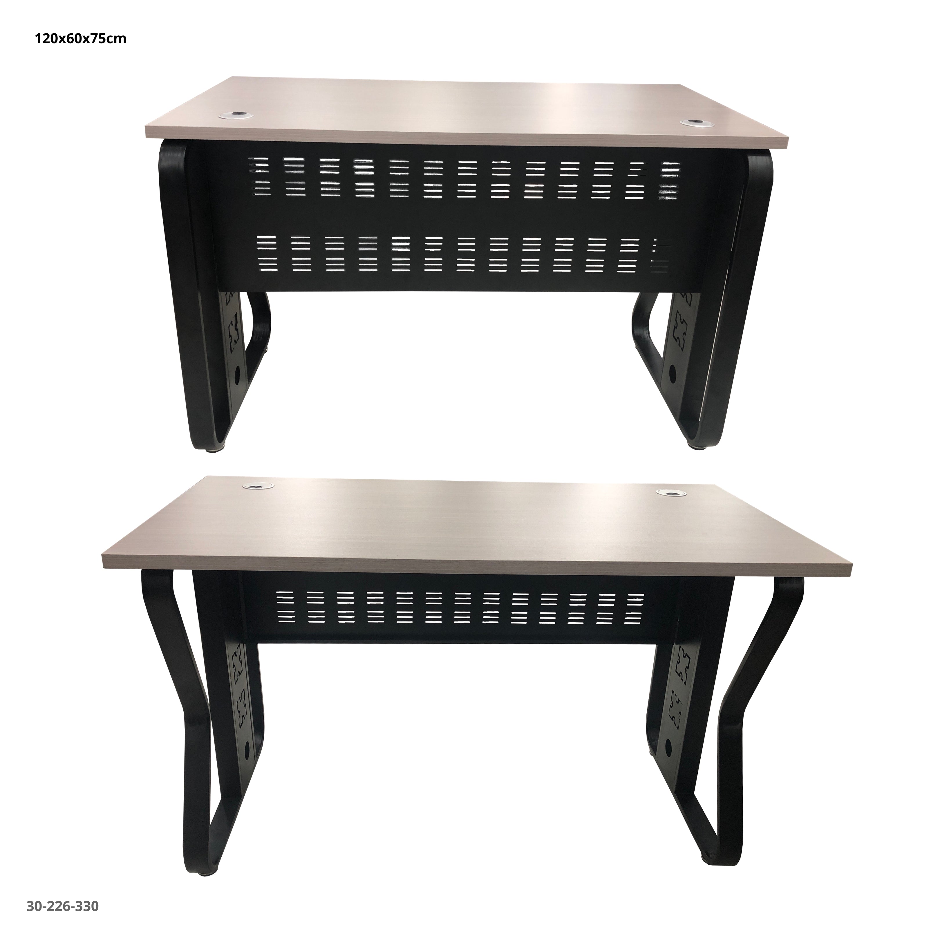 ESCRITORIO C/PASA CABLE  120*60*75