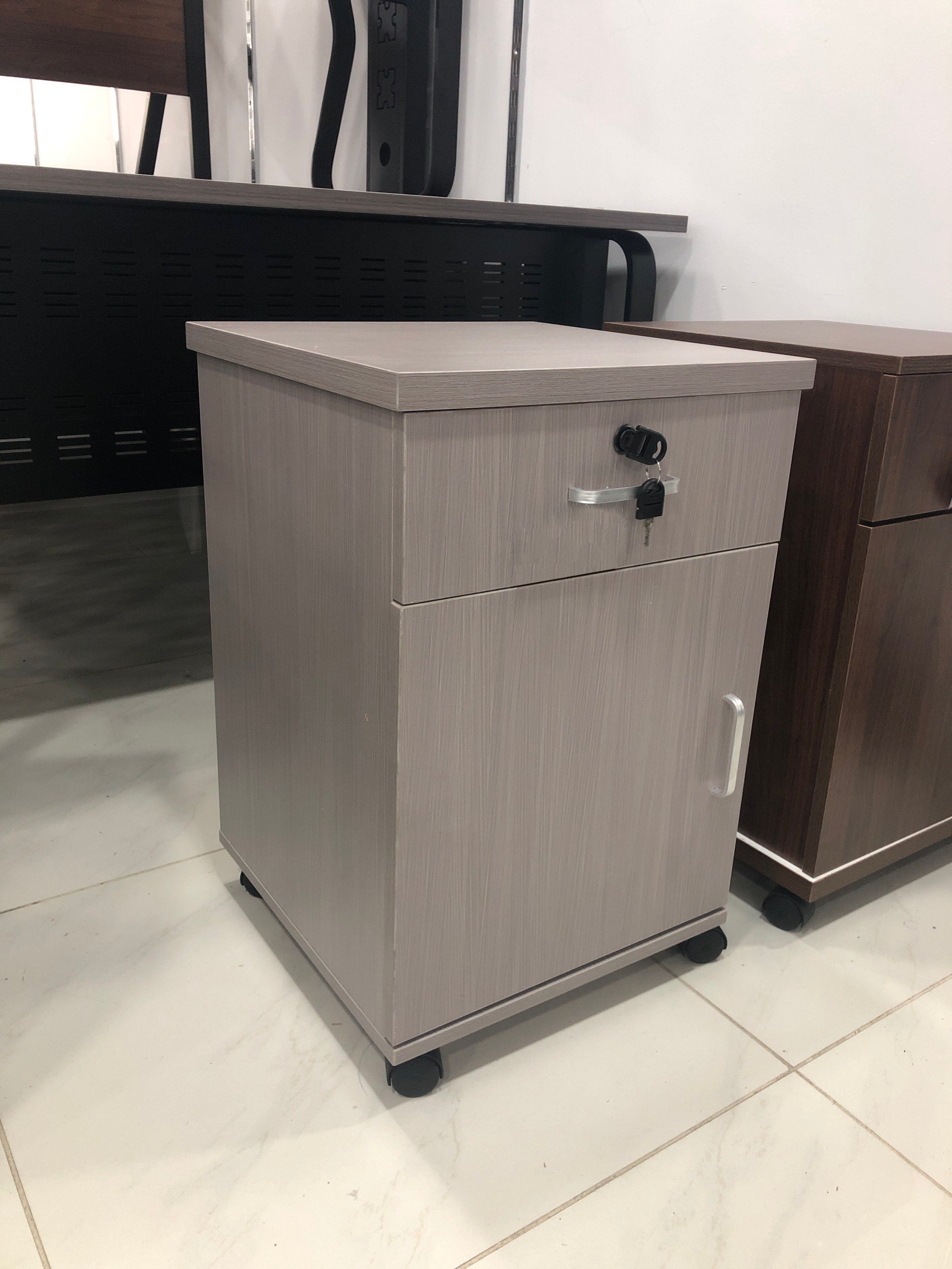 Gabinete de Oficina Gris con Ruedas 40x60x40 cm - vista 4 - Ref. 30-226-334