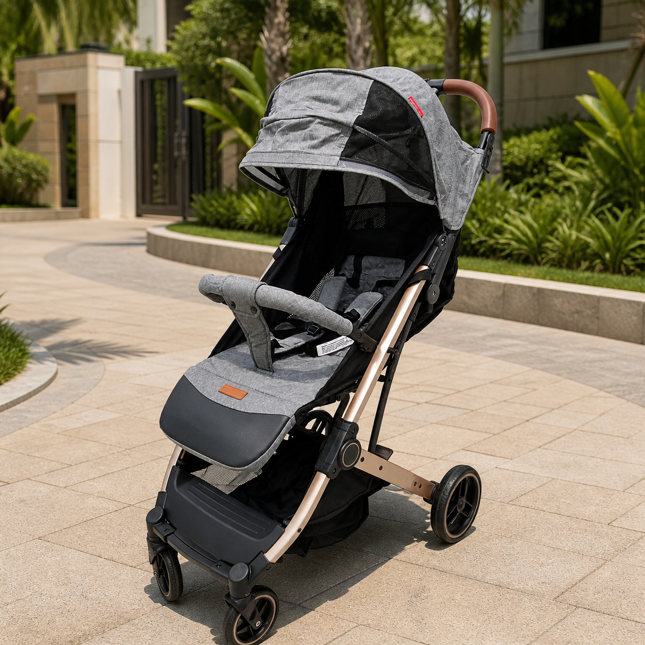Coche Gris de Bebe