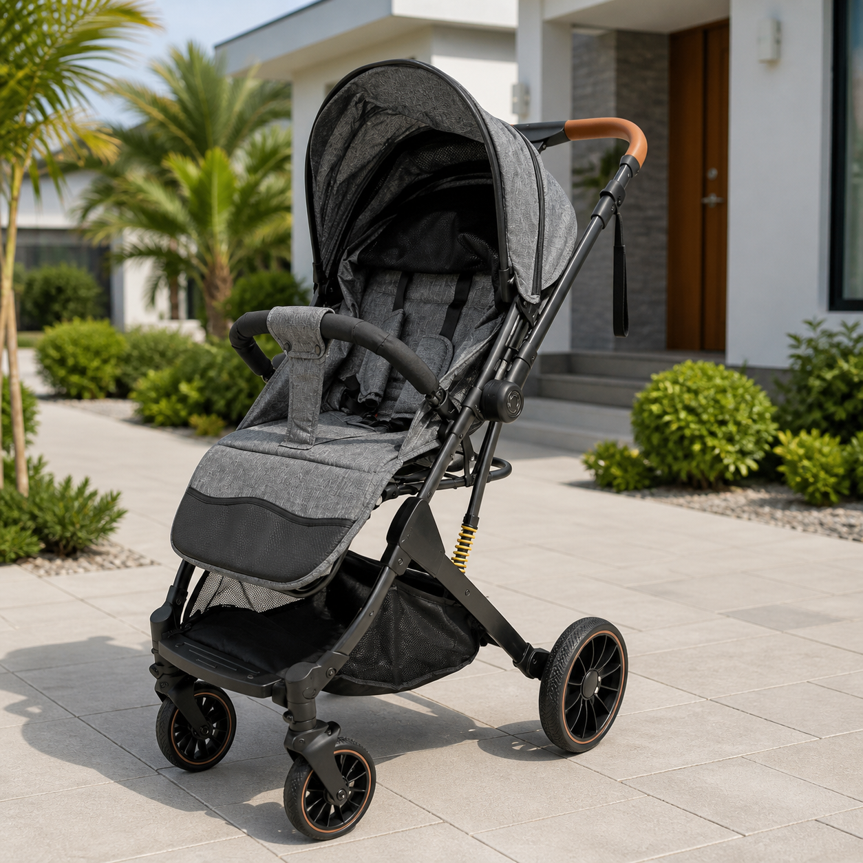 Coche Gris de Bebe