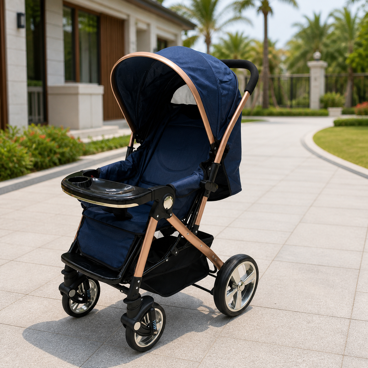 Coche Azul de Bebe