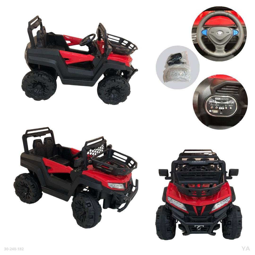 CARRO ROJO TODO TERRENO