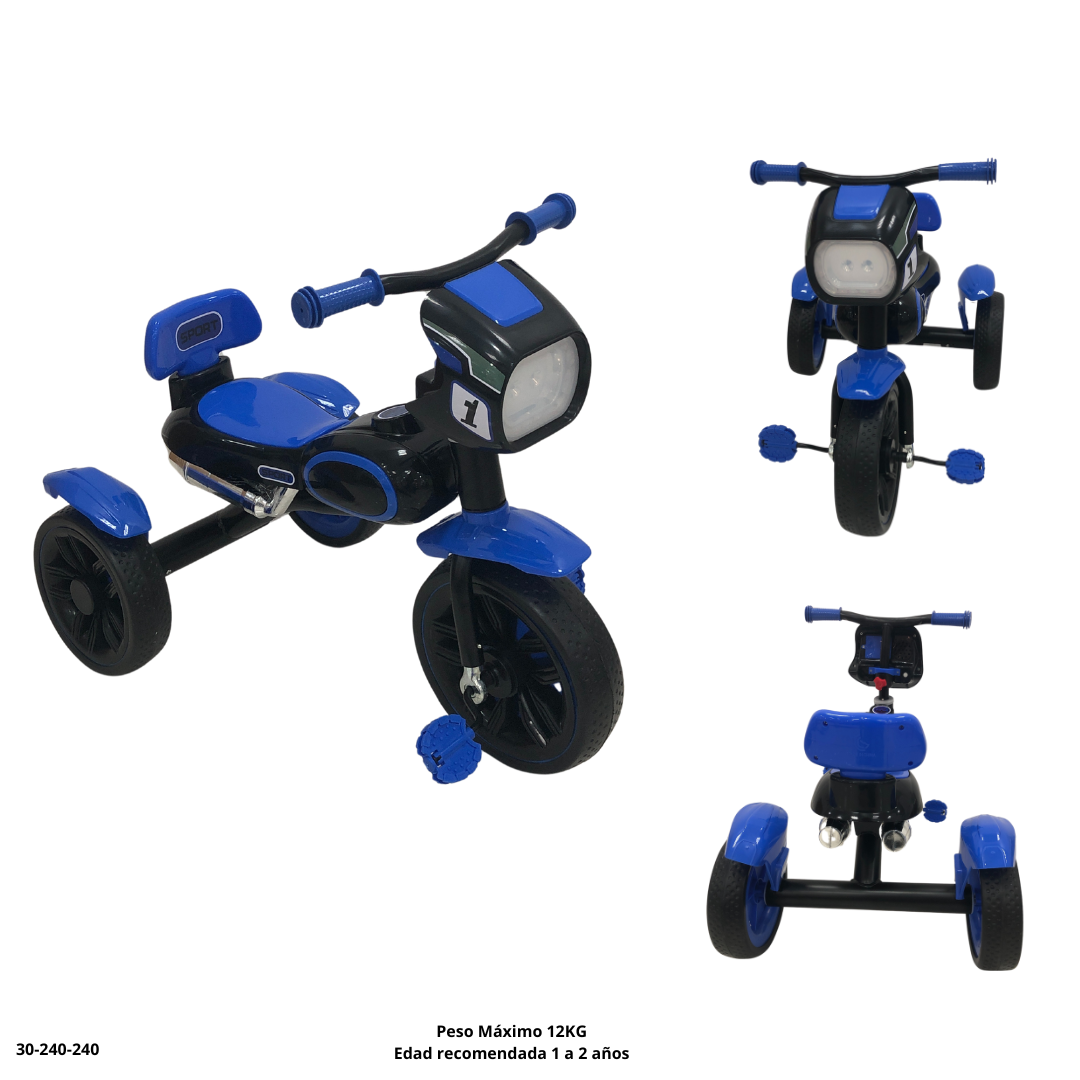 Triciclo infantil azul - producto