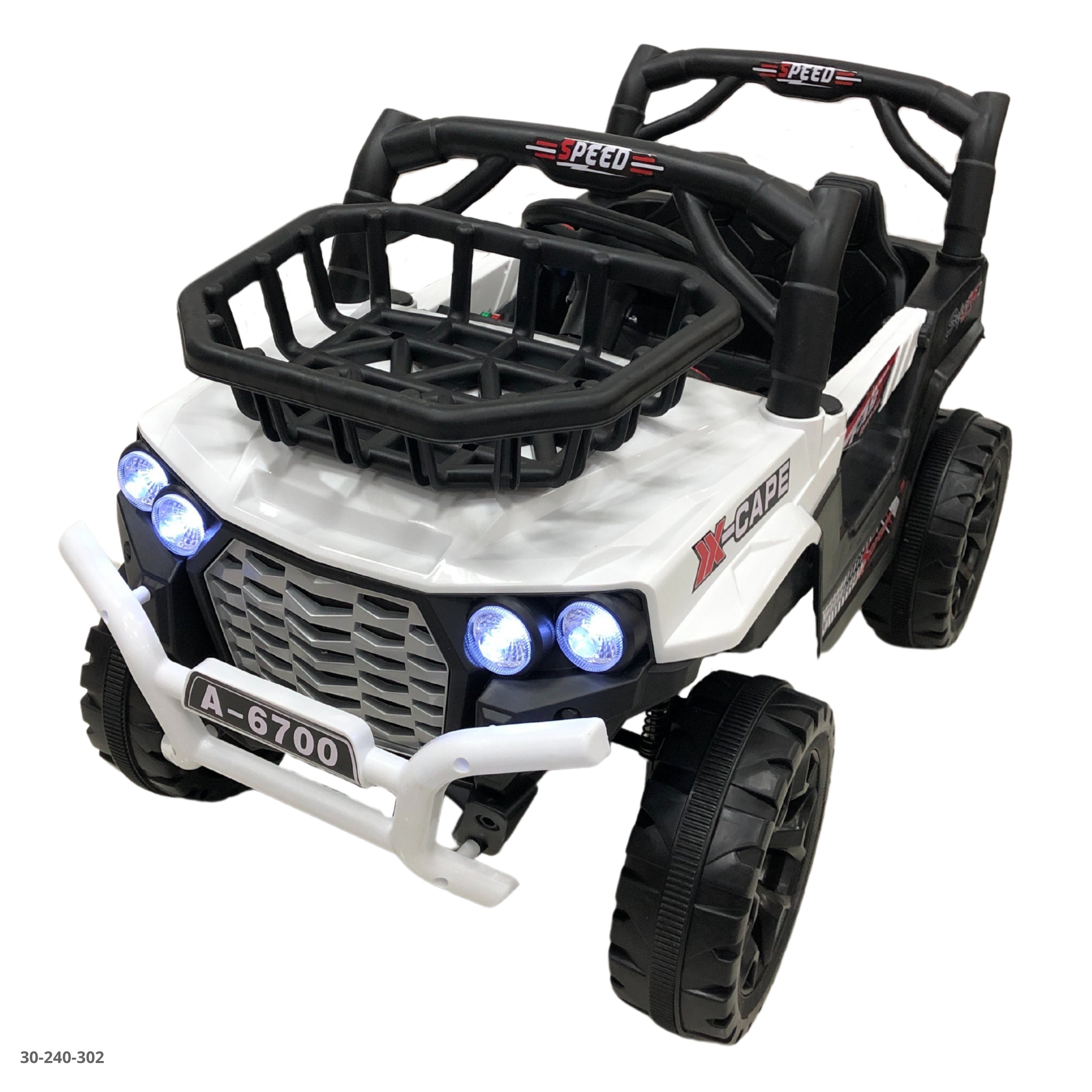 CARRO BLANCO PARA NIÑOS