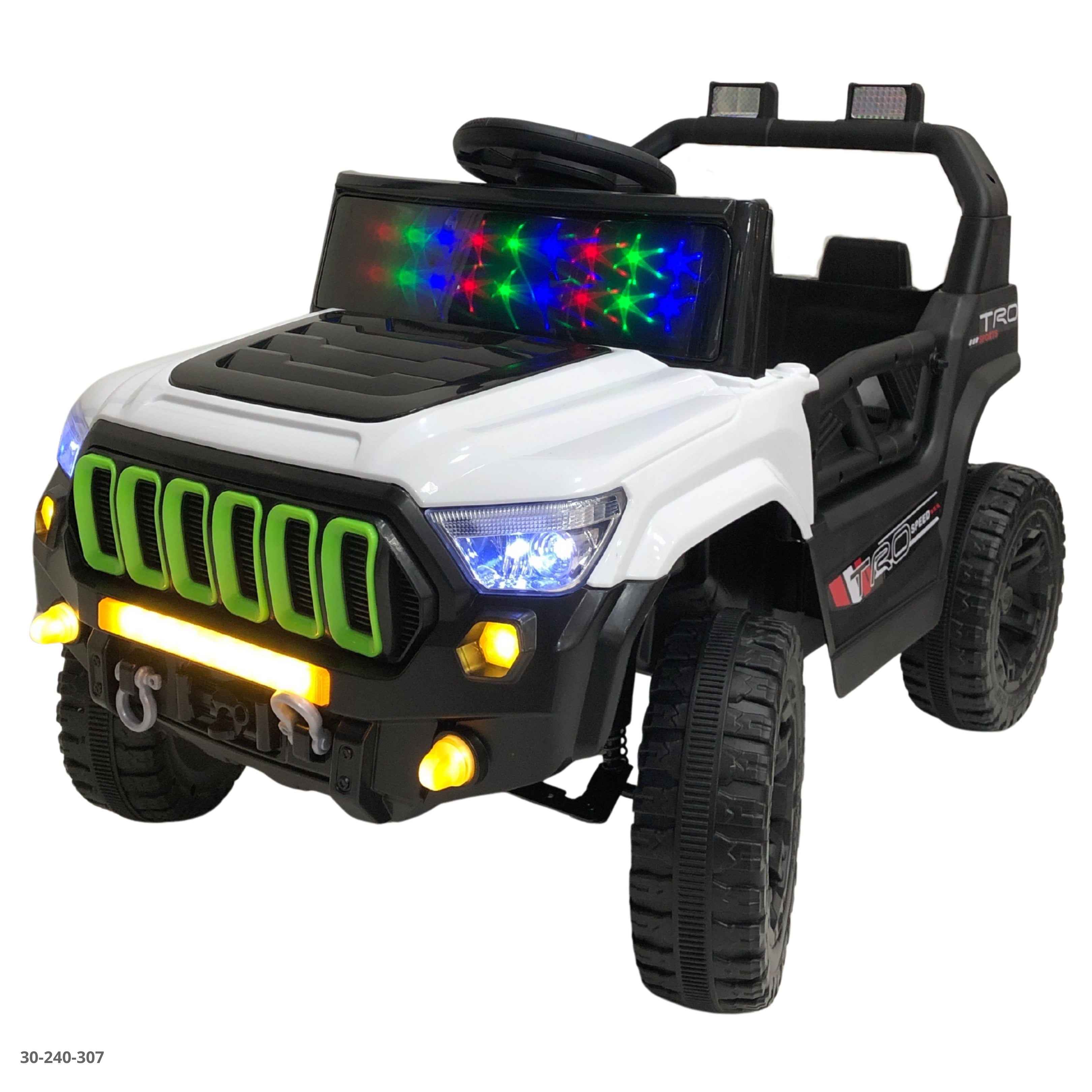 CARRO BLANCO  PARA NIÑOS