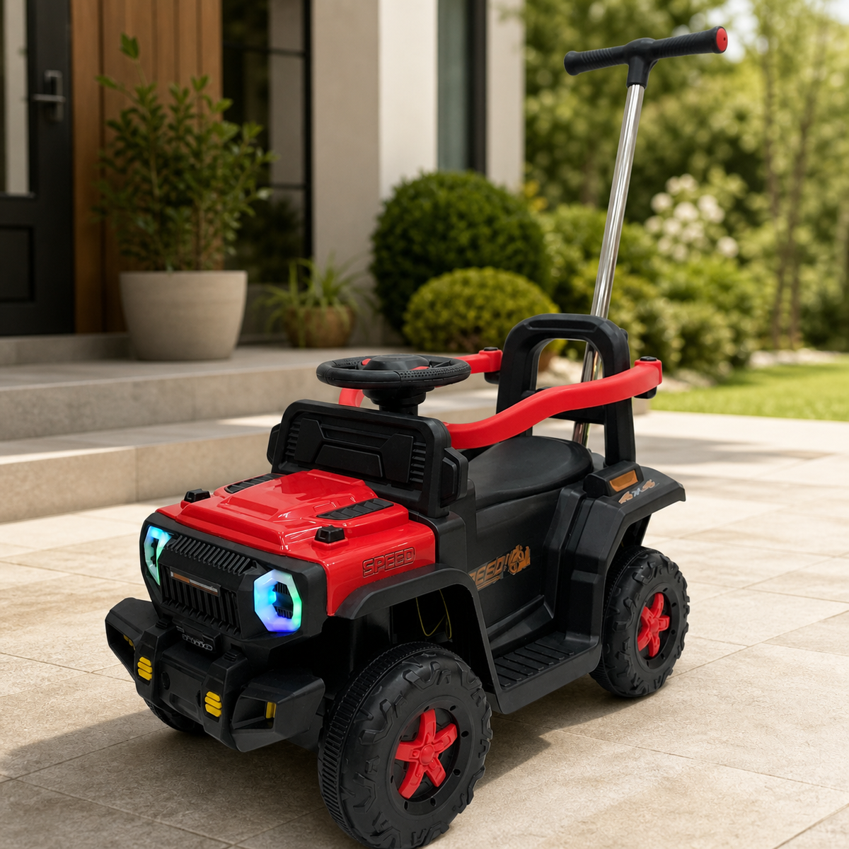 Moto Rojo P/Niños en ambiente