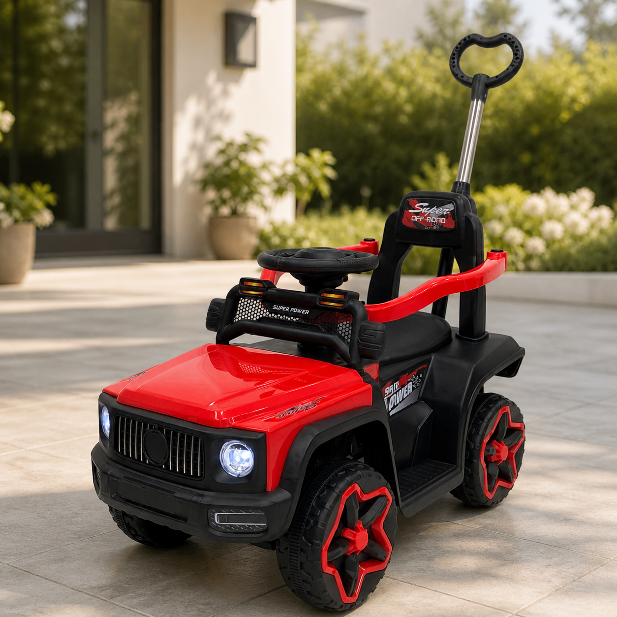 Moto Rojo P/Niños en ambiente