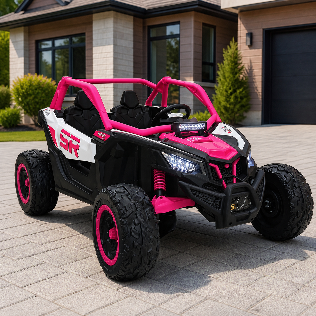 Buggy Eléctrico Montable Sr Super V8 para Niños en ambiente exterior