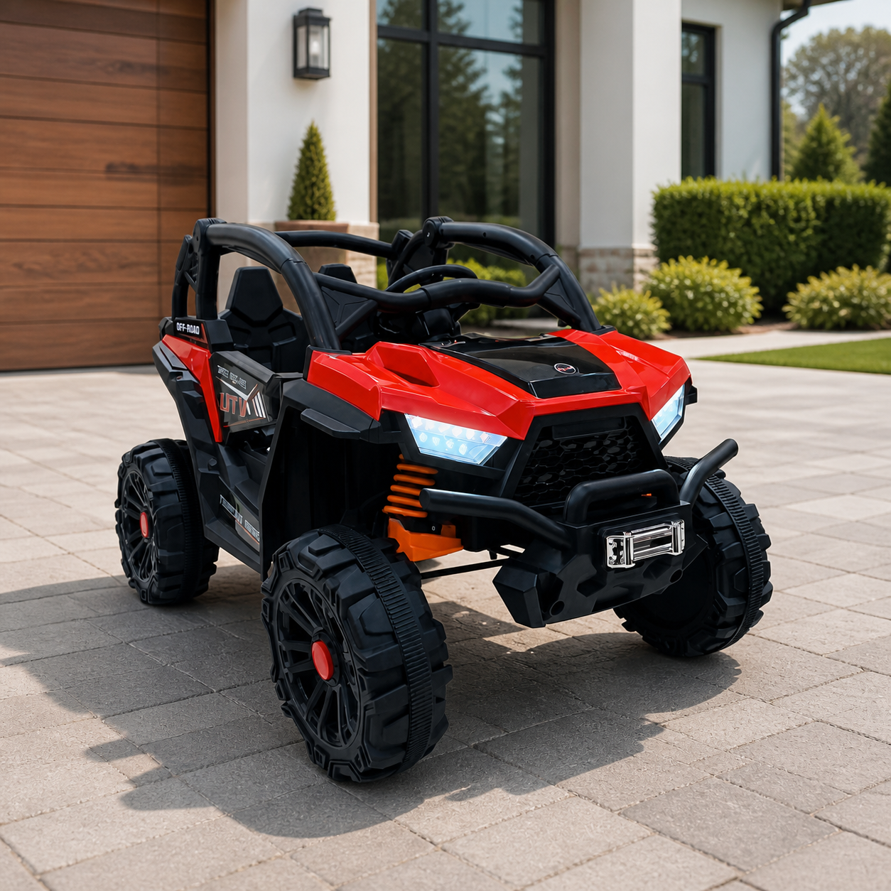 Buggy Eléctrico Montable Utv Off-Road para Niños en ambiente exterior